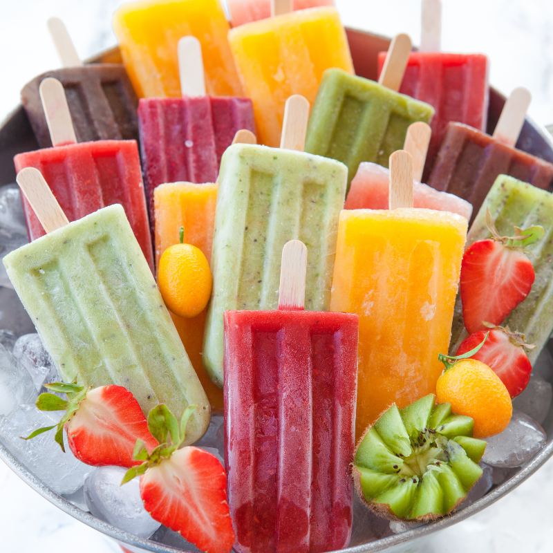 Helados de fruta en Alicante