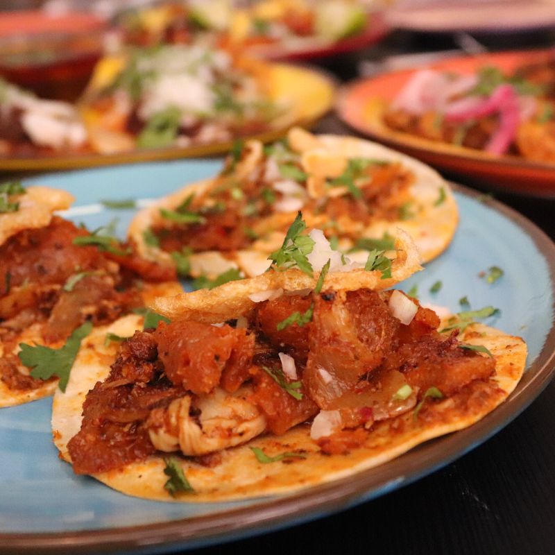 Taco de chicharrón en Alicante